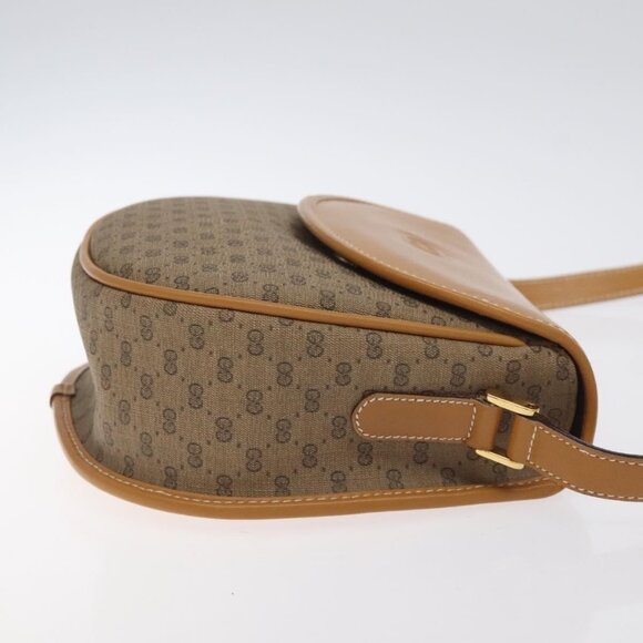 GUCCI Micro GG Supreme Shoulder Bag PVC Beige Gold 007 58 0074 Auth SW968 - Picture 4 of 16